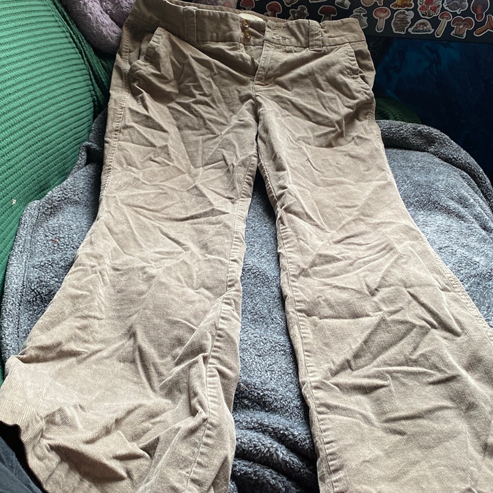 Tan flare pants